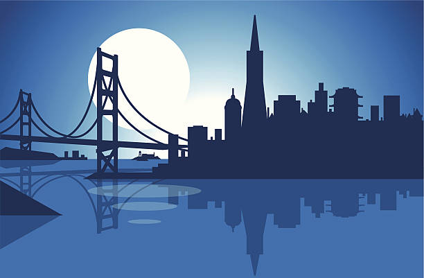 illustrations, cliparts, dessins animés et icônes de de san francisco - golden gate bridge illustrations