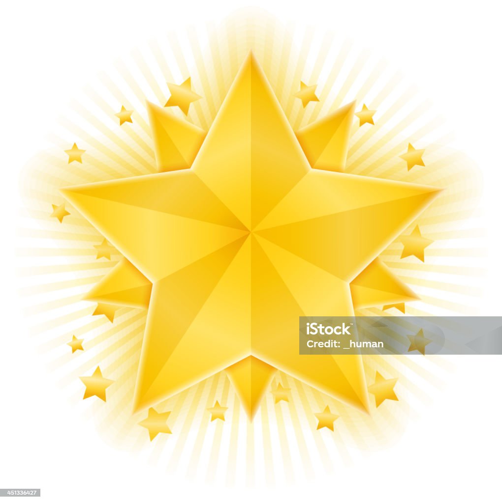 Stars - clipart vectoriel de Badge libre de droits