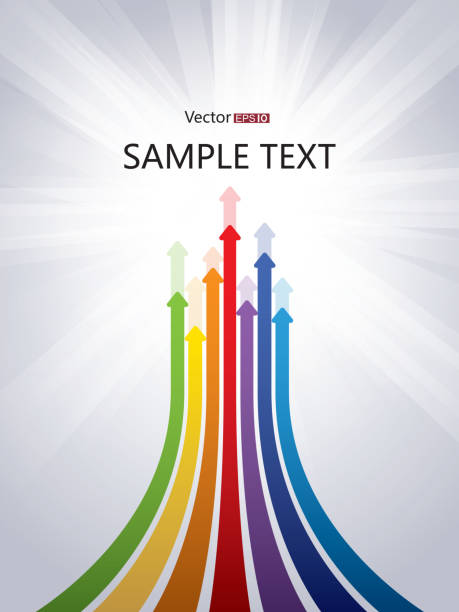 Growthing arrows Using a transparent effect. sales win stock illustrations