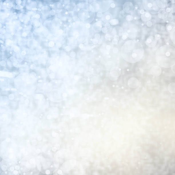 istock Light silver abstract background with twinkled magic holiday lig 451343753