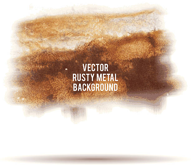 stockillustraties, clipart, cartoons en iconen met vector grunge rusty metal background - roestig