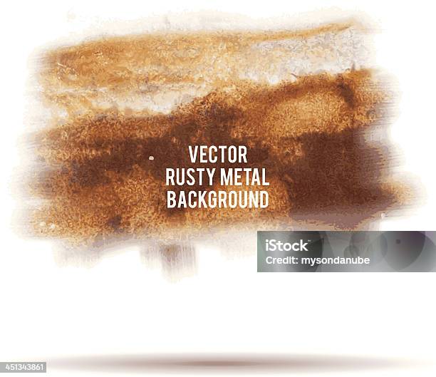 Vector Fundo Metal Enferrujado Grunge - Arte vetorial de stock e mais imagens de Enferrujado - Enferrujado, Texturizado, Metal