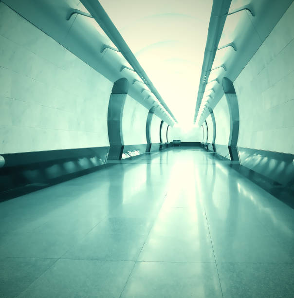 istock corridor of metro station 451344301