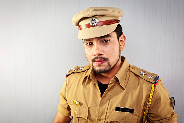 Indian Police Or Army Officer In Uniform Stock Photo - Download Image Now -  Culture of India, India, Indian Ethnicity - iStock