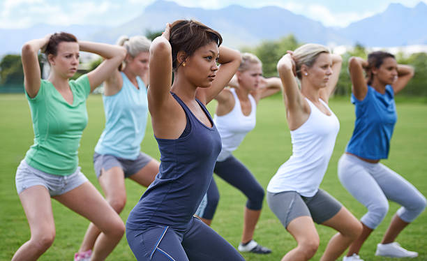 istock Full-body workout in the fresh air 451345909