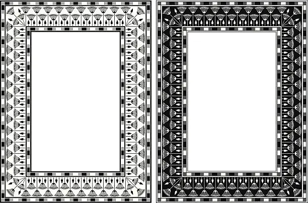 Vector illustration of Egypt Frame