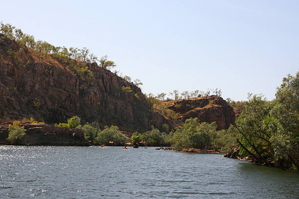 キャサリーン渓谷、オーストラリア - katherine australia northern territory ravine ストックフォトと画像