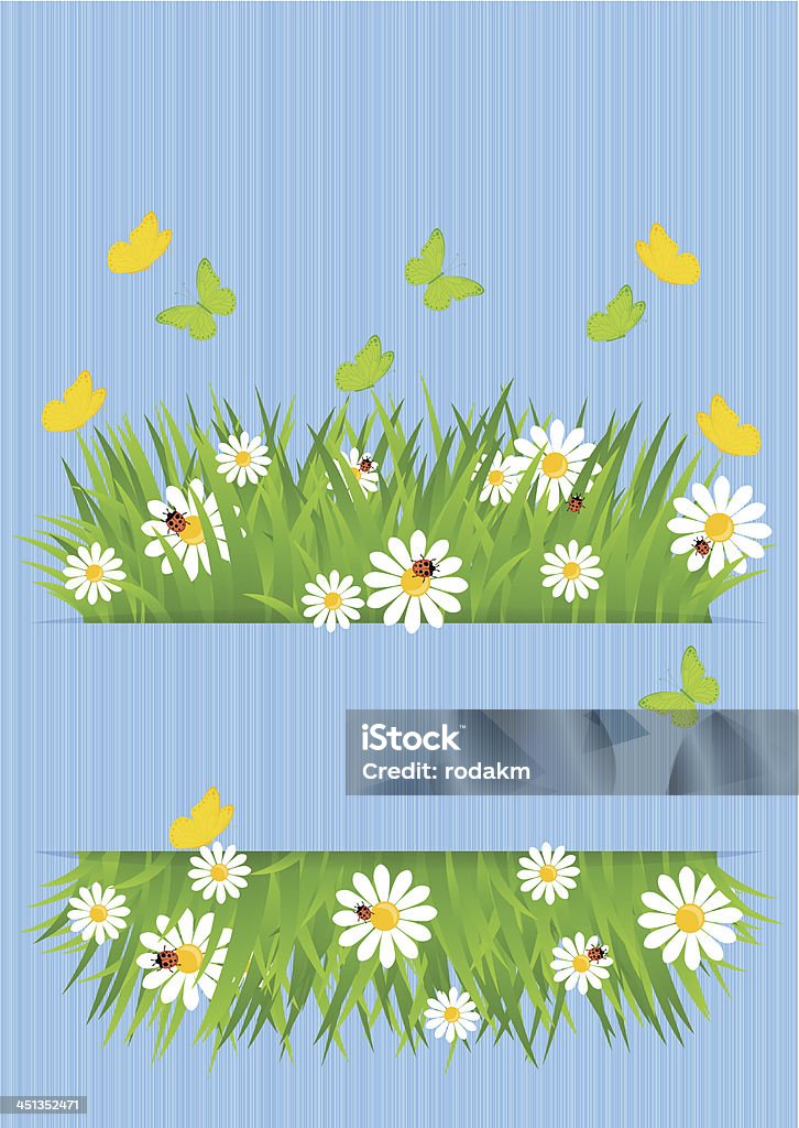 Frühling Hintergrund - Lizenzfrei Bildhintergrund Vektorgrafik