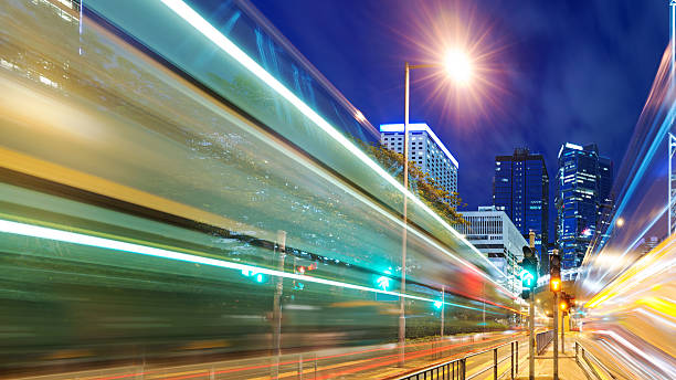 istock traffic in Hong Kong at night 451356057