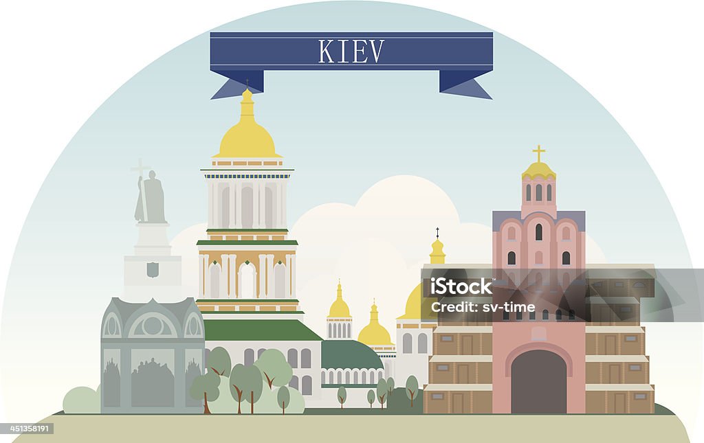 Kiev - arte vectorial de Aire libre libre de derechos