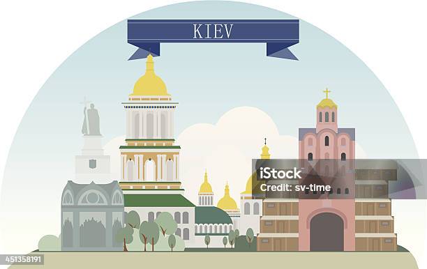 Ilustración de Kiev y más Vectores Libres de Derechos de Aire libre - Aire libre, Arquitectura, Arquitectura exterior