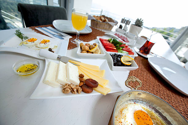 istock Rich and delicious Turkish breakfast 451366931