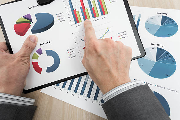 istock Business chart showing financial success 451372169