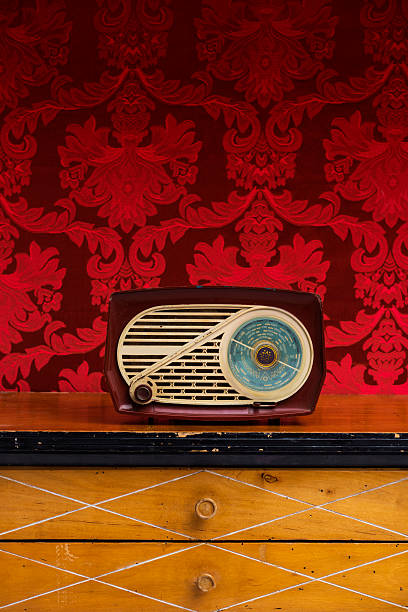 istock Vintage radio on night table 451411259