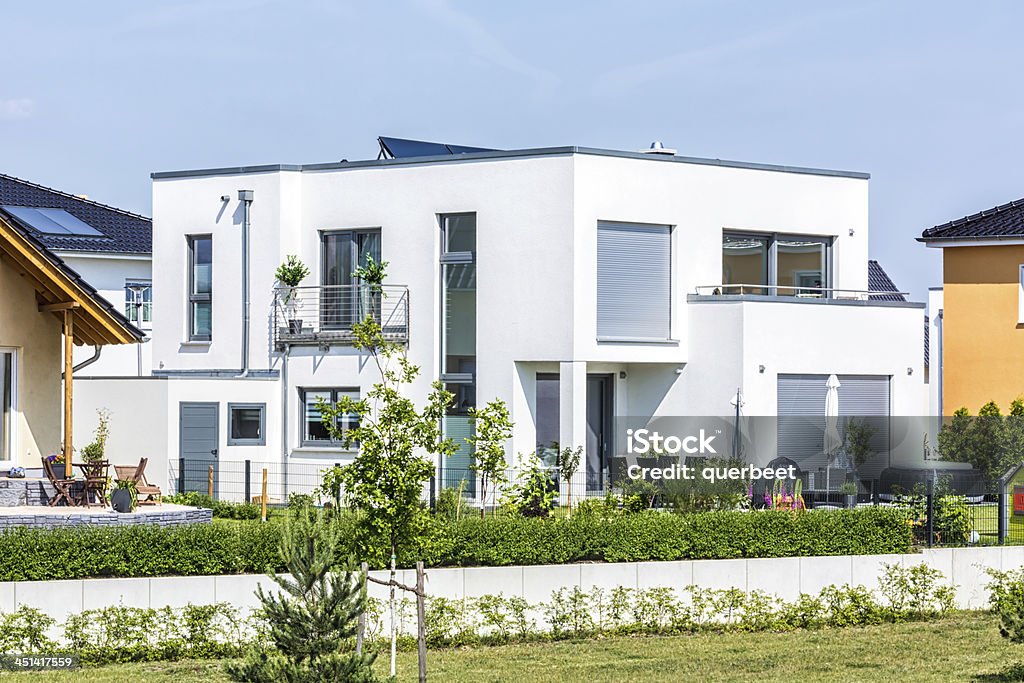 Modernes Haus in Deutschland - Lizenzfrei Einfamilienhaus Stock-Foto