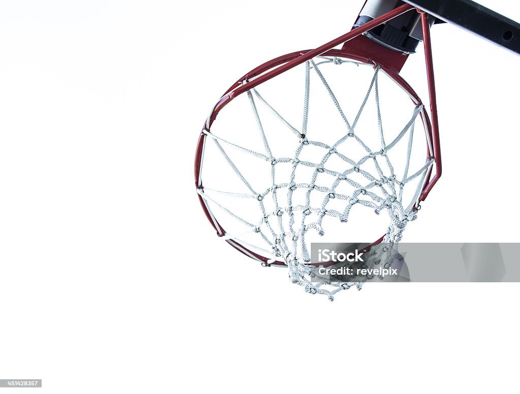 Cesta de basquete para baixo - Foto de stock de Abaixo royalty-free