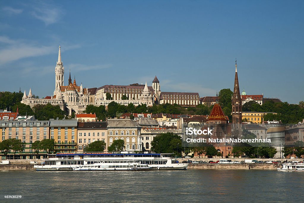 Budapest, Blick auf das Schloss Buda - Lizenzfrei Alt Stock-Foto