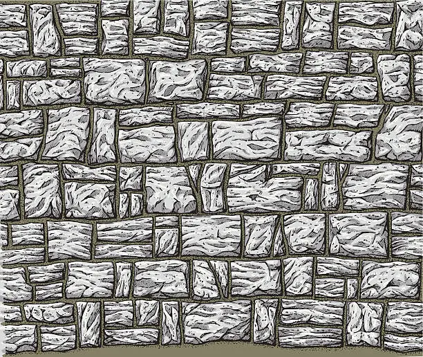 Vector illustration of Stone Wall