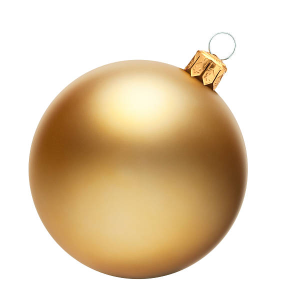 boule de noël - christmas ornament christmas gold decoration photos et images de collection