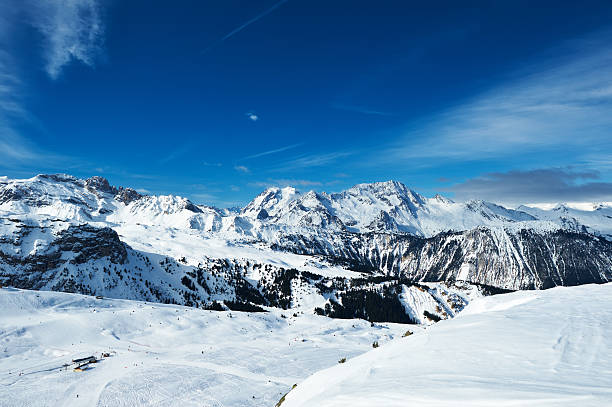 istock Mountains with snow in winter 451531451