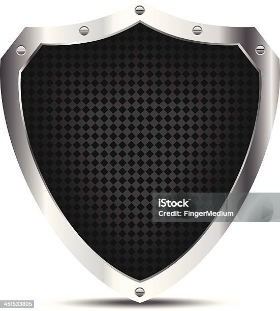 Shield Stock Vektor Art und mehr Bilder von Schutzschild - Schutzschild, Stahl, Vektor