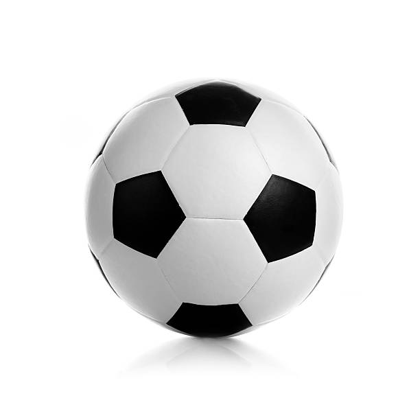 istock Soccer ball on a white background 451538081