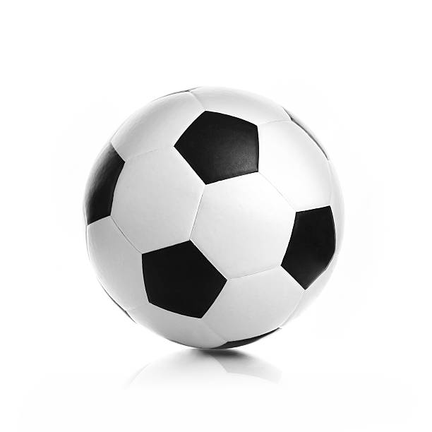 istock Soccer ball on a white background 451538091