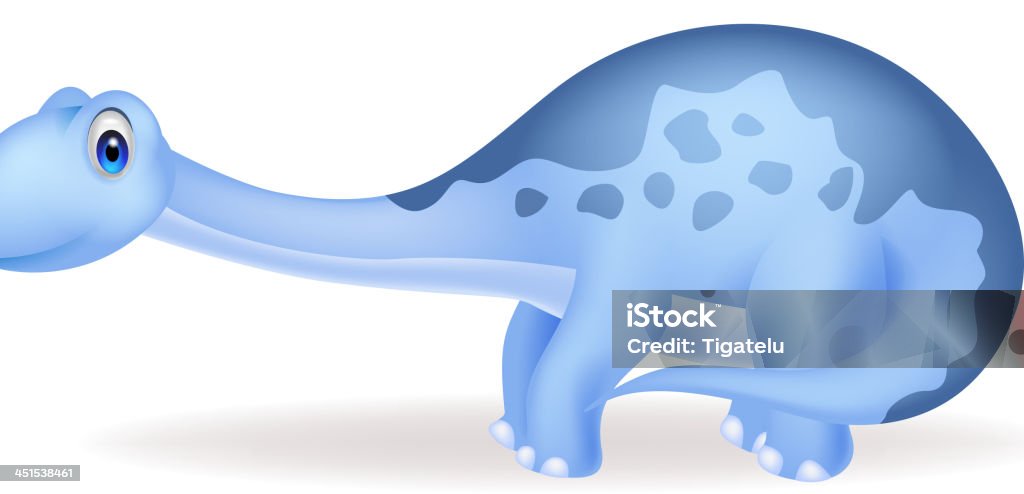 Cute dinosaur cartoon Vector illustration of Cute dinosaur cartoon Ancient stock vector