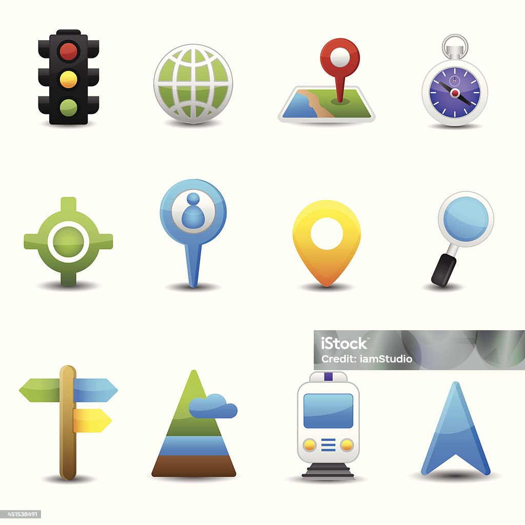 Location and map icons Location and map icons. This image is a vector illustration PIN Entry stock vector