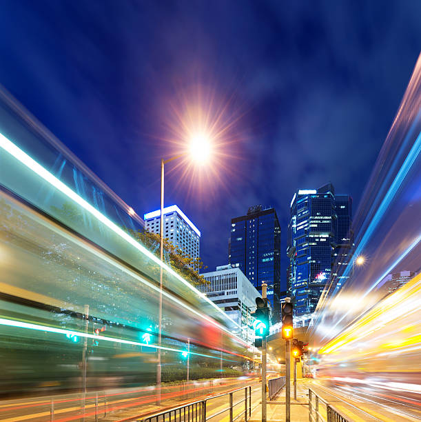istock traffic in Hong Kong at night 451543911