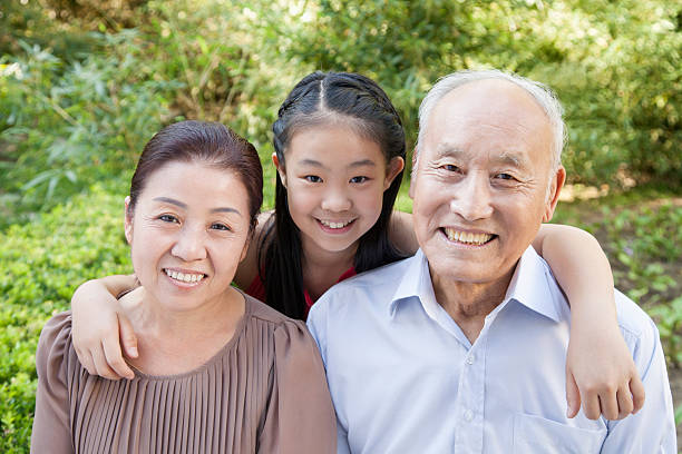 istock Senior Couple with Granddaughter 451554353