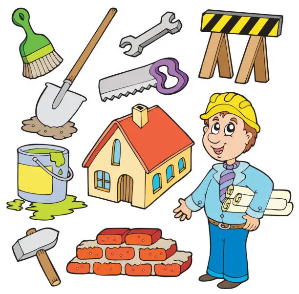 Vector illustration of Home improvement collection