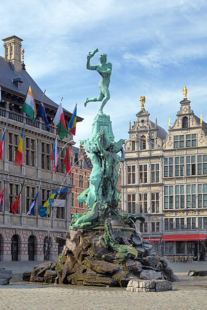 istock Brabo fountain in Antwerp, Belgium 451575411
