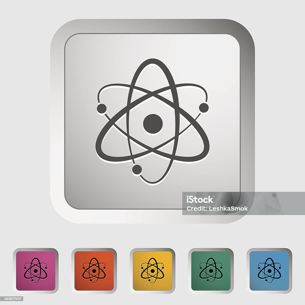 Atom-Symbol - Lizenzfrei Abstrakt Vektorgrafik