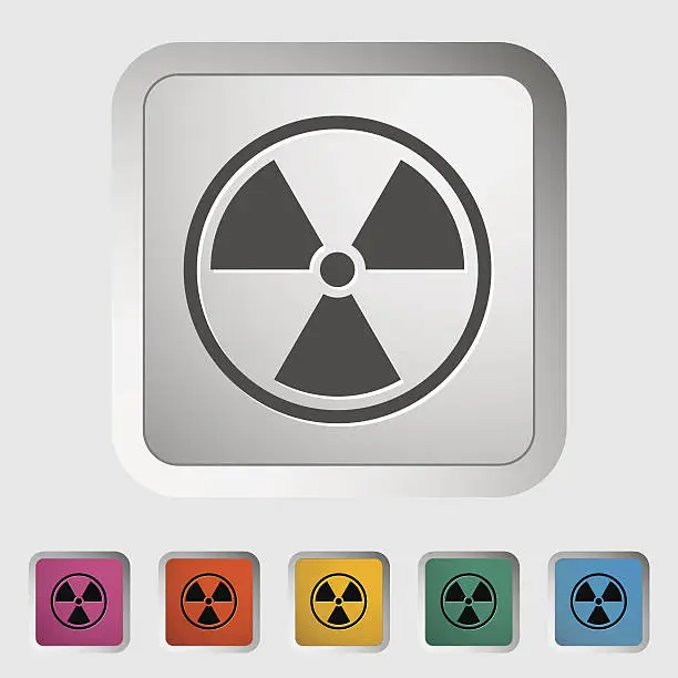 Vector illustration of Radioactivity