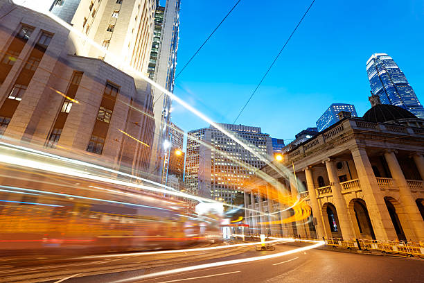 istock traffic in Hong Kong at night 451582419
