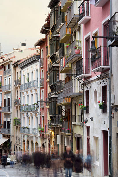 istock Pamplona Architecture - nice buildings in Spain, Europe 451582843