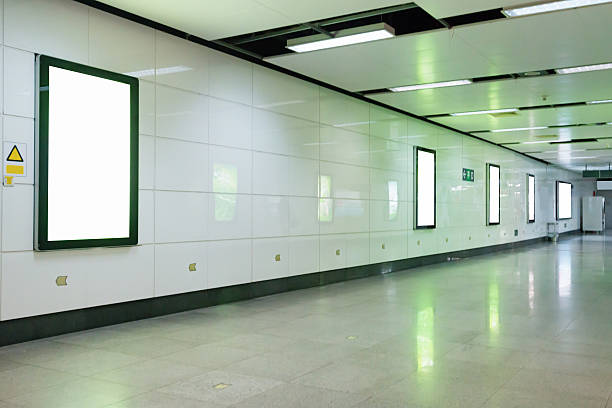 istock blank billboard on the wall in subway station channel 451593437