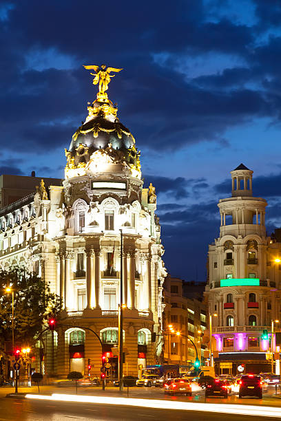 istock The Crossing  Calle de Alcala and Gran Via in night 451593773