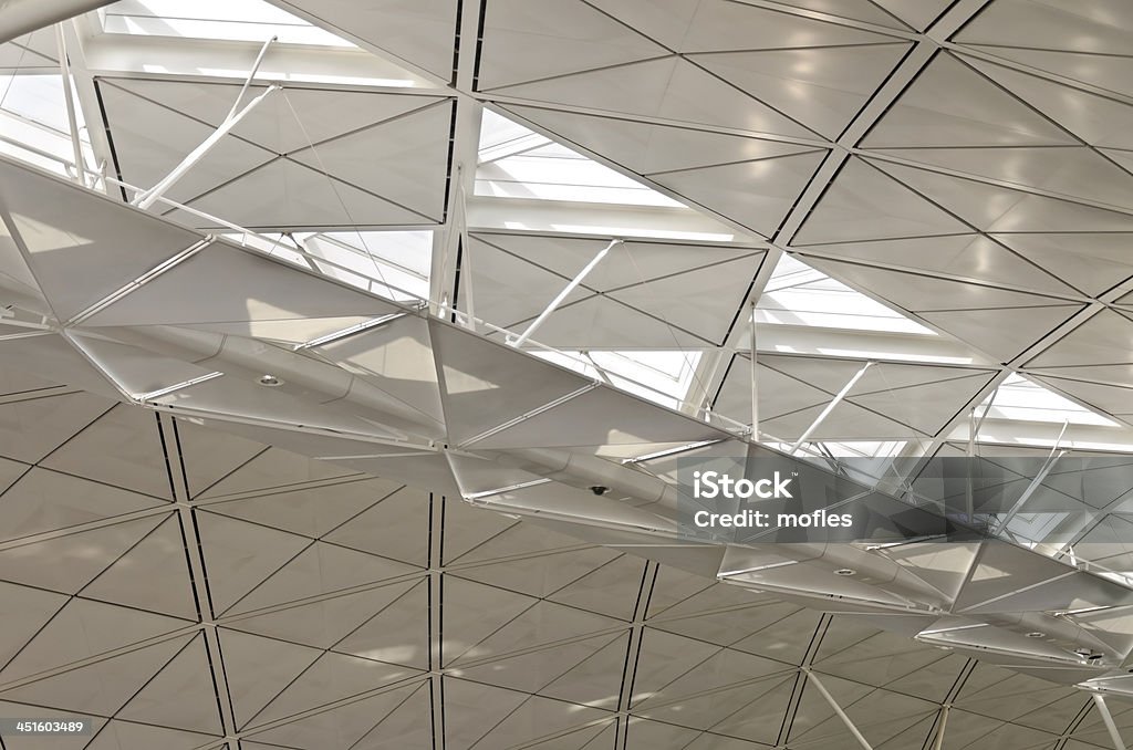 Designer Ceiling Structure Structural Ceiling Stock Photo - Download Image Now - Airport ...