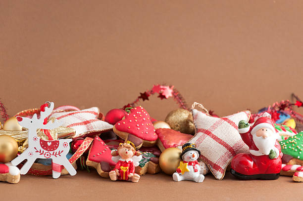 istock Christmas cookies and New Year decorations 451605293