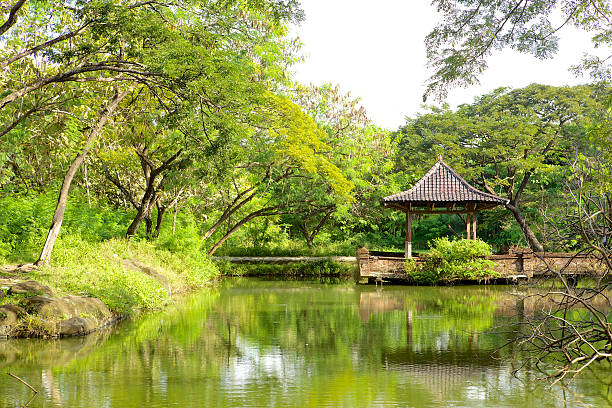 istock Gazebo In The Lake 451611177