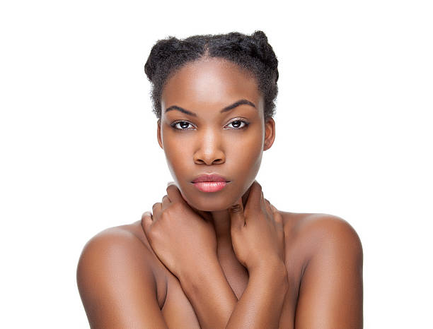istock Black beauty with perfect skin 451613723