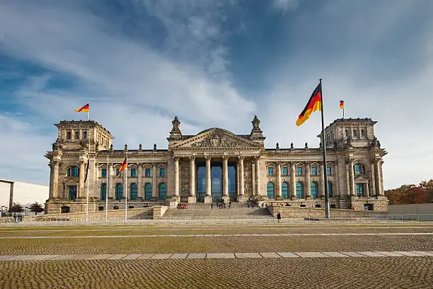 View on Reichstag in Berlin
