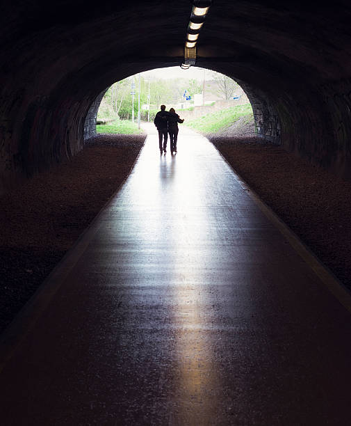 istock Couple in a tunnel 451624215