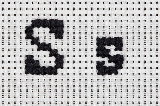istock Cross-stitch - Alphabet and Icons: Ss 451627921