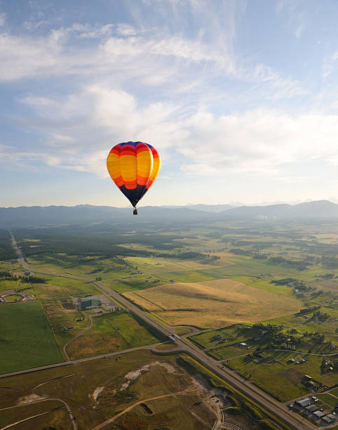 istock Hot Air Balloon in Montana 451628651