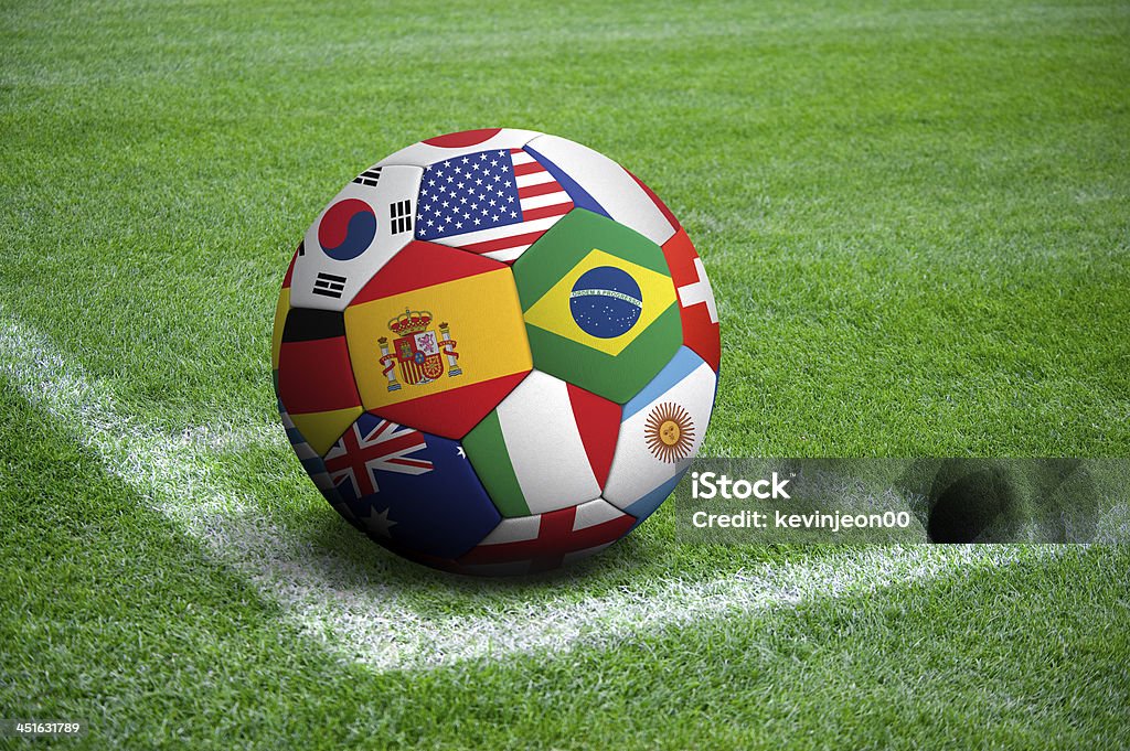 World cup soccer ball - Lizenzfrei Internationale Fußballveranstaltung Stock-Foto