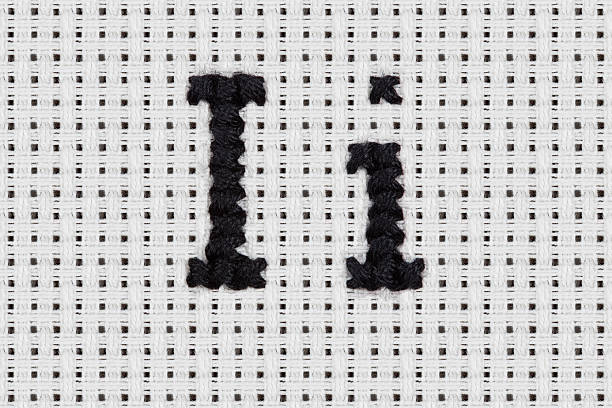 istock Cross-stitch - Alphabet and Icons: Ii 451633957