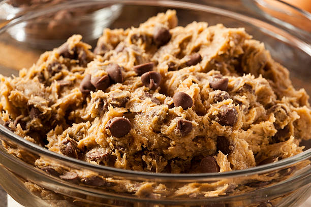 istock Homemade Chocolate Chip Cookie Dough 451636649